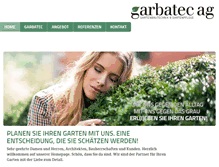 Tablet Screenshot of garbatec.ch